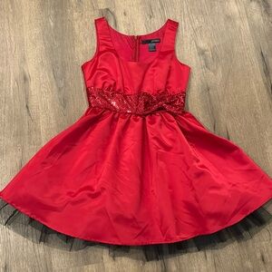 Sparks Red Babydoll Dress